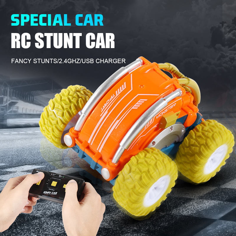 Amazon New flip two-sided remote control car 360 degree rotating mini cartoon car model children remote control car Amazon New flip two-sided remote control car 360 degree rotating mini cartoon car model children remote control car