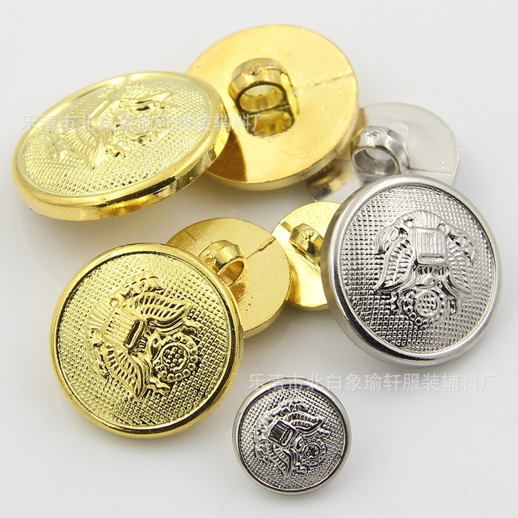 厂商供应精美服装钮扣子塑料衬衫大衣军徽图案  西装风衣毛衣钮扣