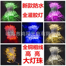 厂家新款led灯串彩灯闪灯串灯满天星灯串户外防雨灯串圣诞装饰灯