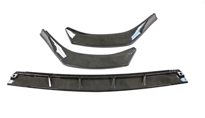 Shovel Surround, Sonata Front Lip, Side | Big Surrounded - blade-front-shovel-carbon-fiber-pattern