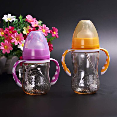 寬口徑ppsu奶瓶防爆防摔耐摔安全寬口徑防脹氣母嬰哺育喂養奶瓶