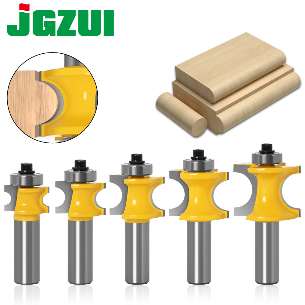 高档1/2柄轴承正半圆刀球铣刀木棍铣刀正半圆刀雕刻机木工铣刀