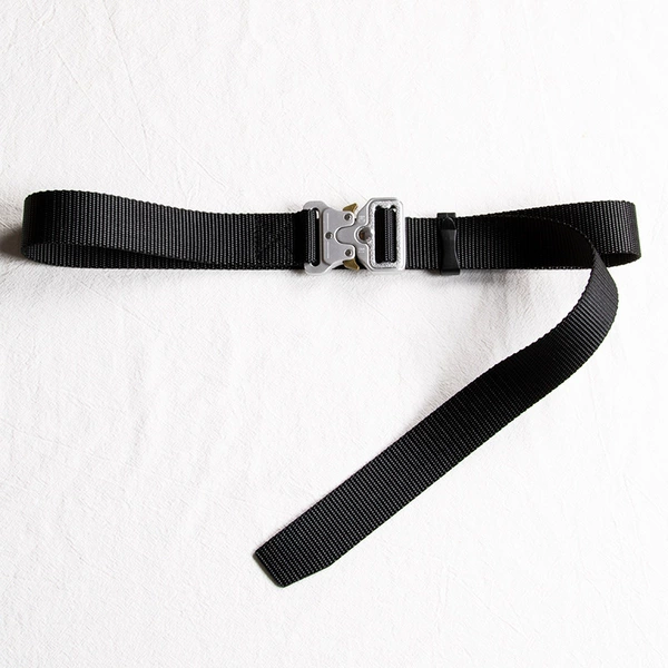 3cm black [silver buckle]