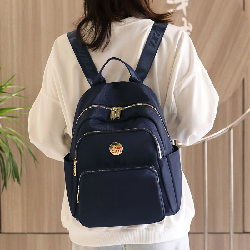 22 Nuevo Oxford nylon ligero bolsa multi-Bolsillo de almacenamiento de moda de gran capacidad Mochila De Viaje de Ocio mochila bolso de las mujeres