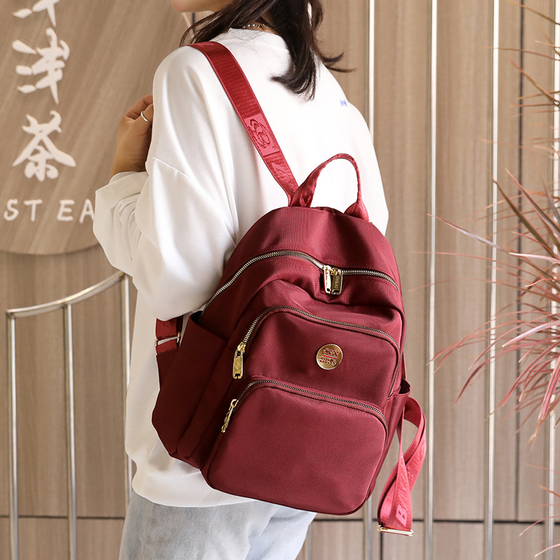 22 Nuevo Oxford nylon ligero bolsa multi-Bolsillo de almacenamiento de moda de gran capacidad Mochila De Viaje de Ocio mochila bolso de las mujeres