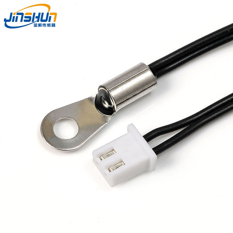 Customized Ot Wiring Ring Temperature Sensor 5K 10K 100K3950 Frequency Converter Temperature Probe