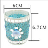 Glossy mosaic, aromatherapy, candle, decorations indoor, new collection, handmade