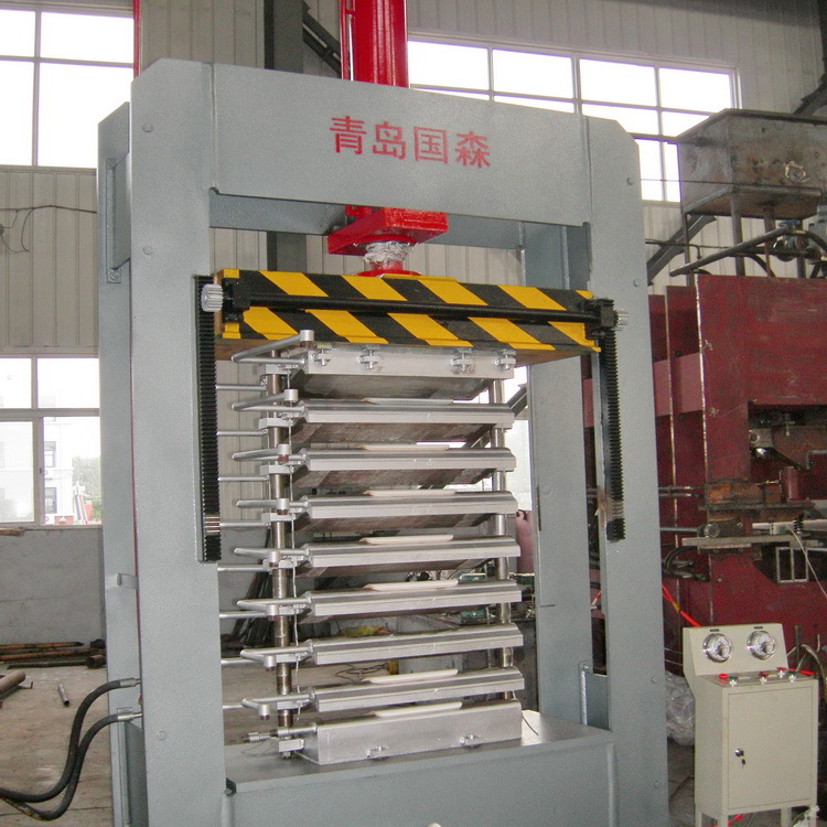 国森品牌多层胶合板曲面压机