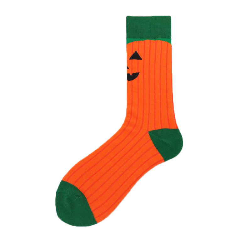 Calcetines de Navidad divertidos Santa Claus personalidad alta-top calcetines de los hombres de moda calcetines de Halloween