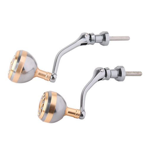 Dequ spinning wheel rocker arm full metal four-corner shaft suitable for Japanese S brand modified hand grip pill wholesale