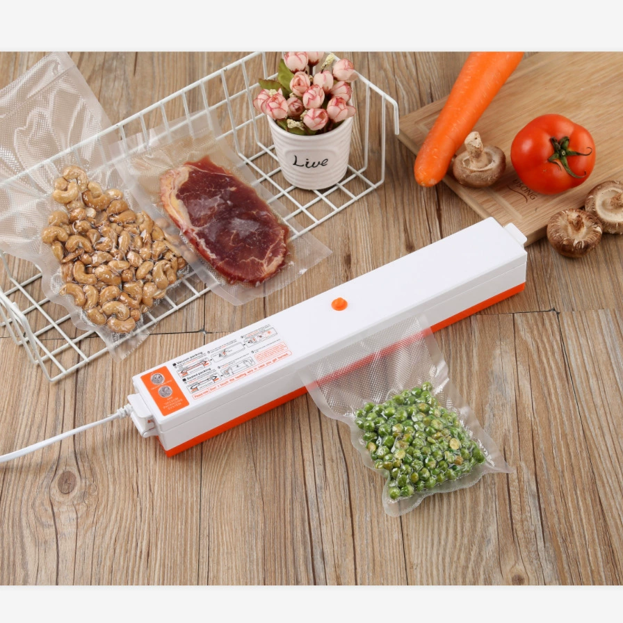 Фабрика сразу Бытовая Кухня вакуумная машина малая автоматическая вакуумная машина запечатывания Портативная Машина Запечатывания вакуума упаковывая машина