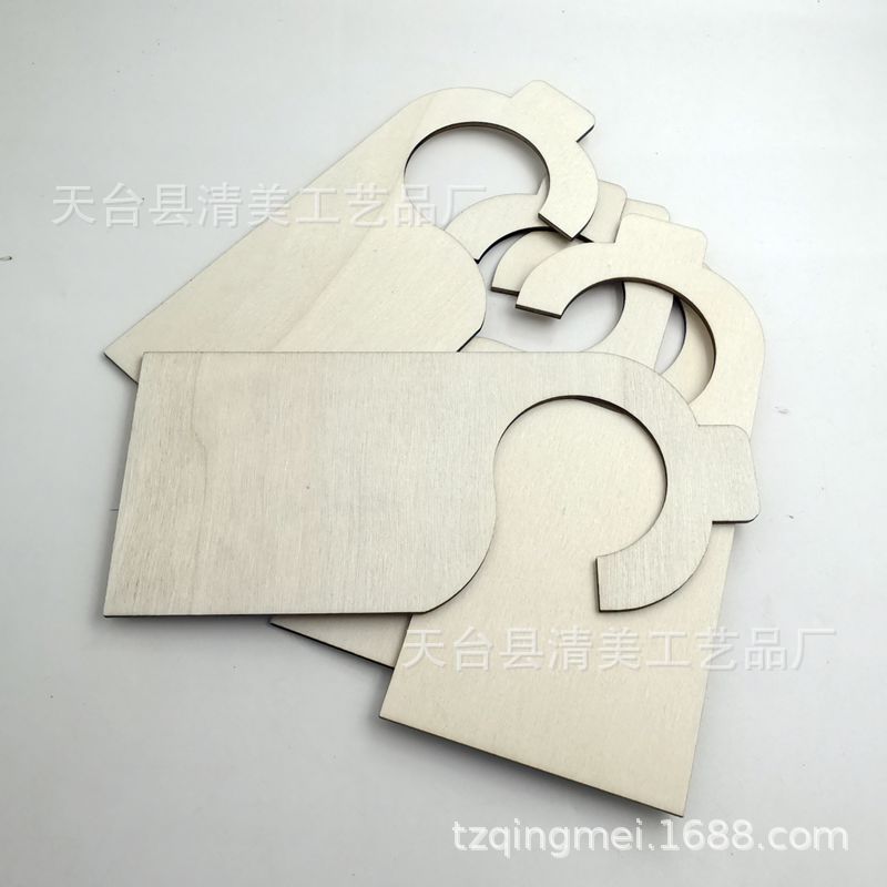 80*180mm piezas de madera decorativas piezas de madera decorativas 10 piezas en un paquete