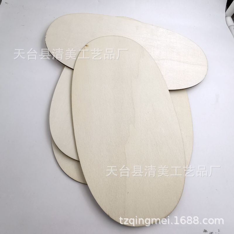 Colgante de madera ovalado de 14*27cm, pieza de madera, pieza de madera ovalada, pieza de madera decorativa de bricolaje, colgante de pieza de madera 10 piezas en un paquete