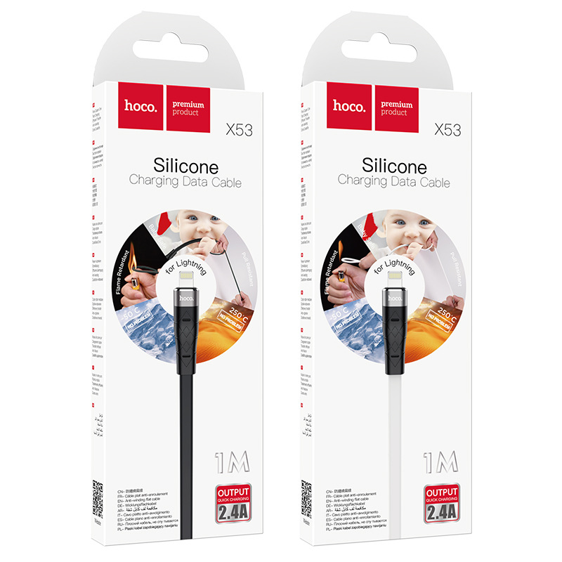 Haoku X53 silicone data suitable for Apple Android Type-C universal phone aluminum alloy charging cable_voghion.com