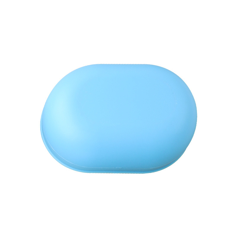 Caja de jabón portátil de viaje japonés creativo transfronterizo con tapa drenaje doble capa jabonera caja de jabón de plástico