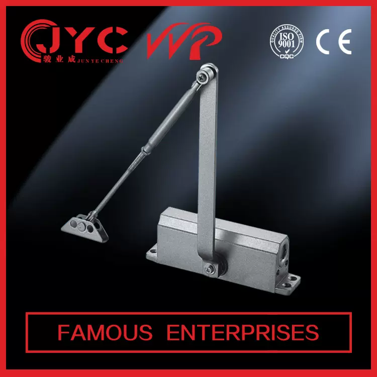 缓冲液压弹簧可调闭门器酒店通道自动防火门圆机开门器可调速