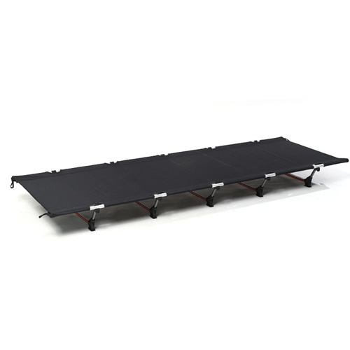 Portable folding bed outdoor camping bed aluminum alloy single escort lunch break bed beach camping simple camp bed