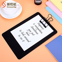 斯格頓鋁質寫字墊板夾A5金屬彩色寫字鏤空夾板廠家批發寫字墊板夾