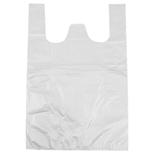 White plastic bag food packaging bag with holes, backless vest bag takeout packing bag, vegetable breathable anti-fog bag, wholesale