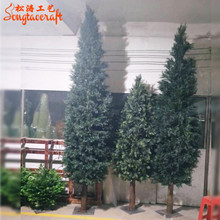 多规格室内外仿真松树雪松 人造雪松树 小型盆景摆件