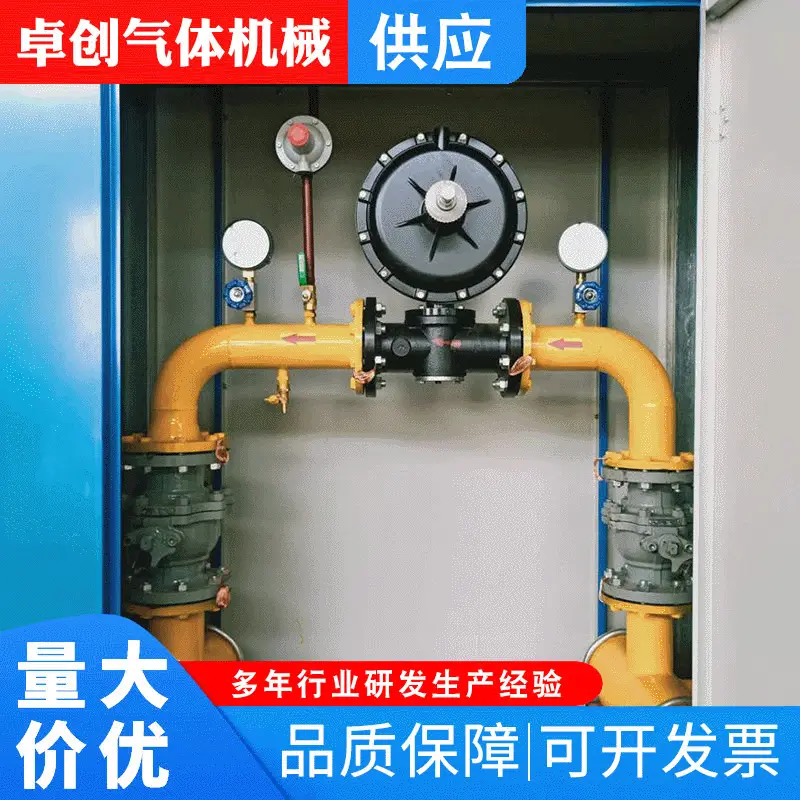 CNG天然气减压撬装设备CNG加气站设备符合规范出厂带监检报告
