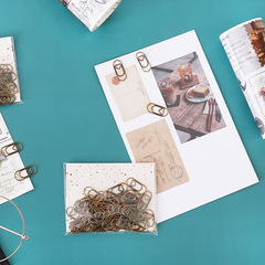 Retro Mini Heart Cute Clip Shaped Metal Creative Small Spring Clip Pin Manufacturer Wholesale