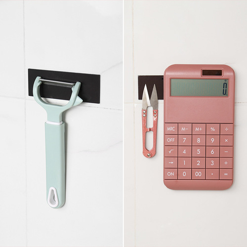 Japanese-style adhesive magnetic stickers household sliding door tissue box refrigerator magnet blackboard teaching aids magnetic stickers 2 pieces into
