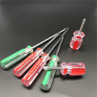 Color Strip Hand Screwdriver 6mm Cross Magnetic Screwdriver Household Disassembly Screwdriver Repair Tools Wholesale