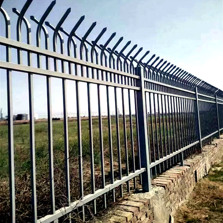 厂家小区别墅铁艺锌钢围墙栏栅学校社区工厂围墙隔离锌钢护栏现货