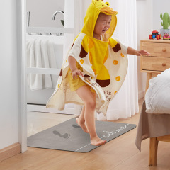 Diatomaceous Earth Soft Mat Water Absorbent Mat Bathroom Entrance Mat Bathroom Anti-Slip Mat Home Foot Mat Bathroom Toilet Mat