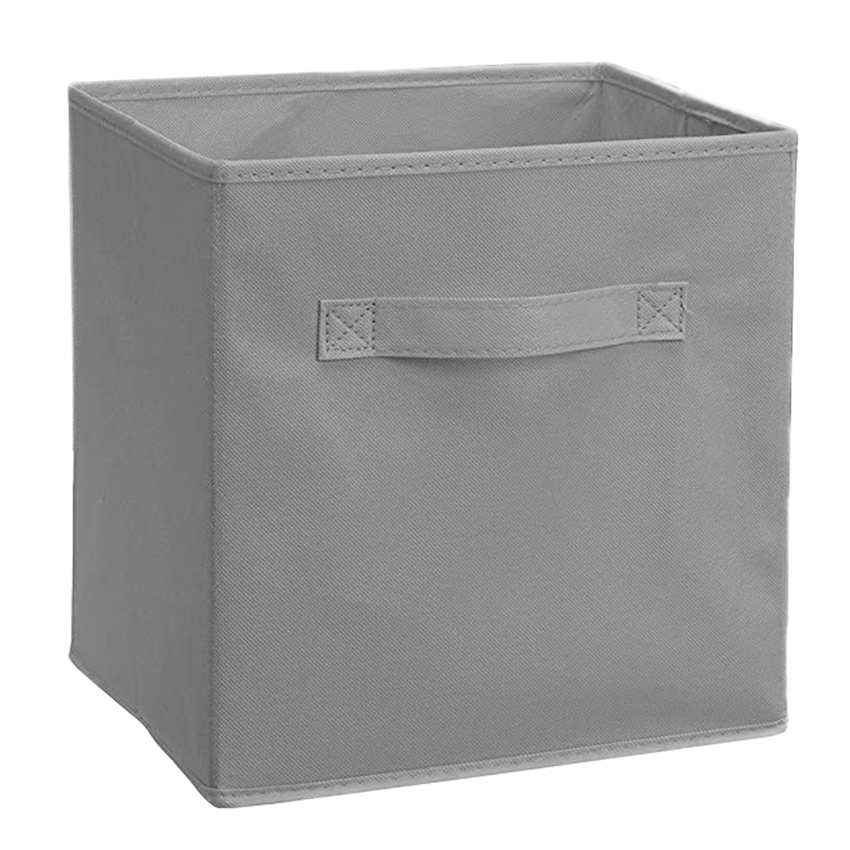 Caja de almacenamiento sin tapa, cajón de sala de estar para el hogar, tela plegable, almacenamiento de artículos diversos, caja de almacenamiento de ropa gruesa de Amazon