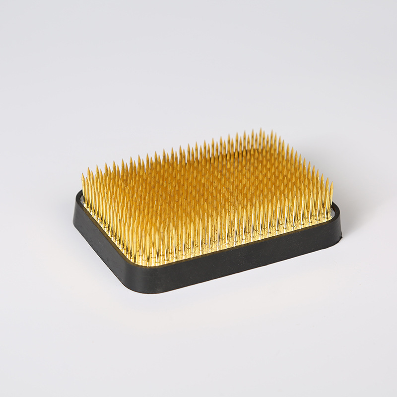 Jianshan arreglo de flores buque base cuadrada estilo japonés Jianshan arreglo de flores artefacto Aguja Montaña Flor Camino accesorios pequeña Fuente Herramienta