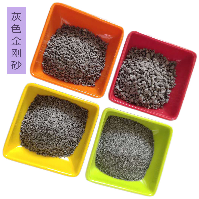 金刚砂厂家供应黑色灰色金刚砂喷砂除锈耐磨地坪骨料用本色金刚砂