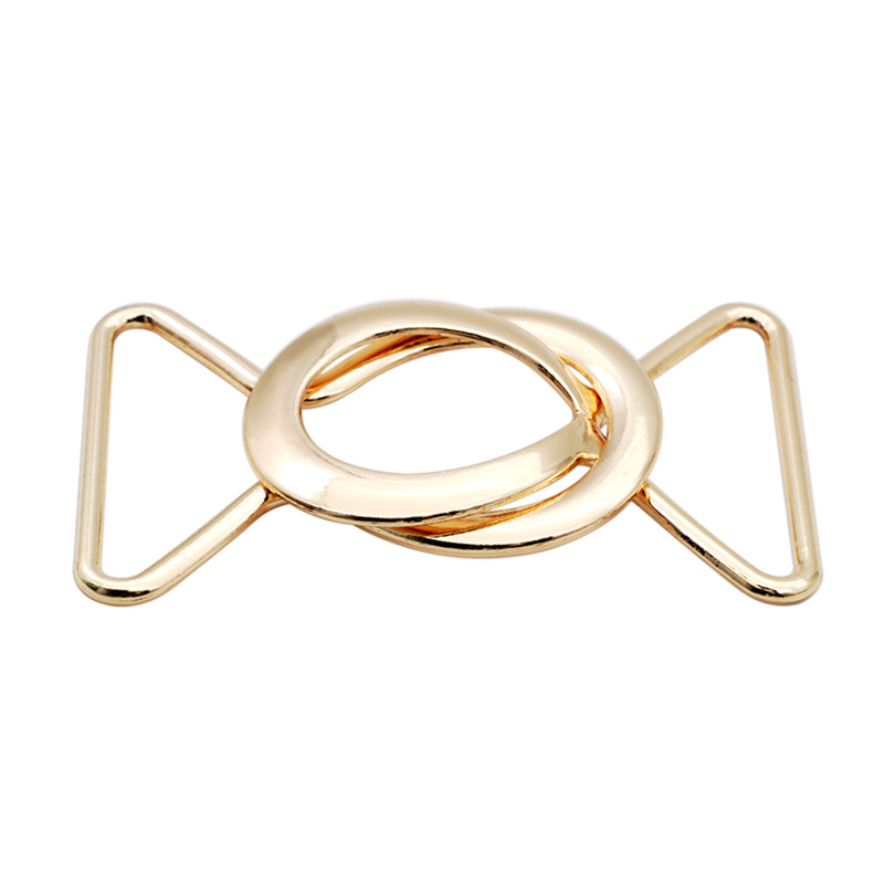 Metal hebilla simple 8 en forma de hebilla de todo partido cinturón hebilla abrigo cortavientos DIY ropa botón accesorios aleación