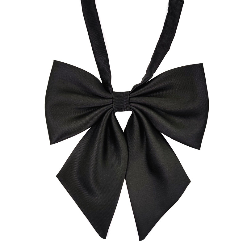 4-Color japonés pajarita collar flor bowknot traje de marinero color sólido gran tamaño gigante pluma raíz uniforme accesorios Decoración