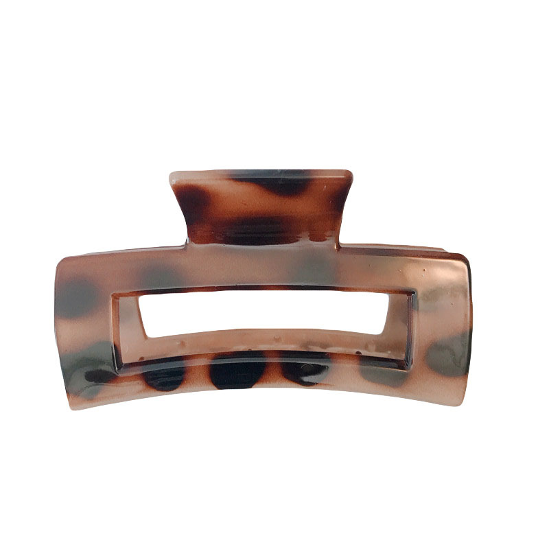 Pinza tiburón rectangular XL 2024, premium para mucho cabello