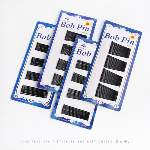 Korean black clip hair accessories headband steel wire one-word clip small hair clip fine hair clip hair small clip side clip top clip