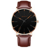 Quartz swiss watch for leisure, wish, Korean style, simple and elegant design