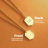 Necklace with letters, chain for key bag , pendant, suitable for import