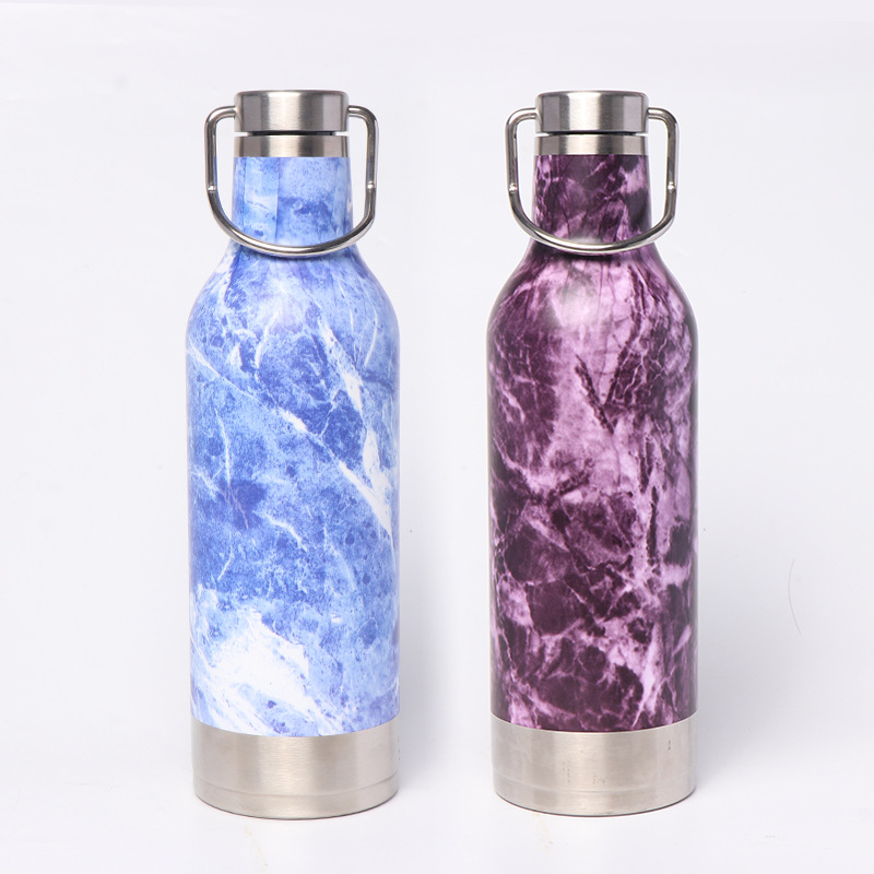 19,9 yuanes de mármol patrón de moda de arte clásico de moda taza de vacío 304 de acero inoxidable de larga duración hervidor térmico