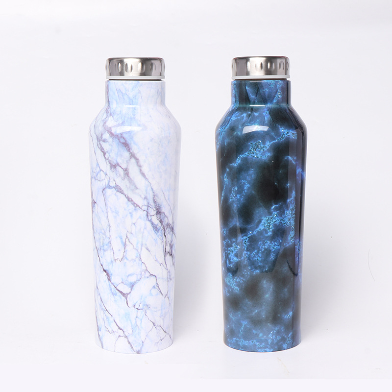 304 deportes de acero inoxidable hervidor creativo huevo taza mármol Coca-coque termo soporte suministro entrega