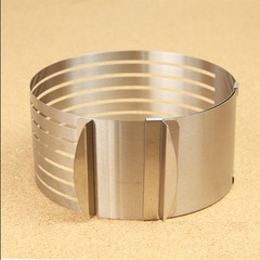 Stainless steel mousse ring 6-8 inches telescopic and adjustable layered cake slice cake mold baking tools