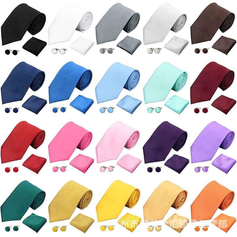 solid color tie for leisure