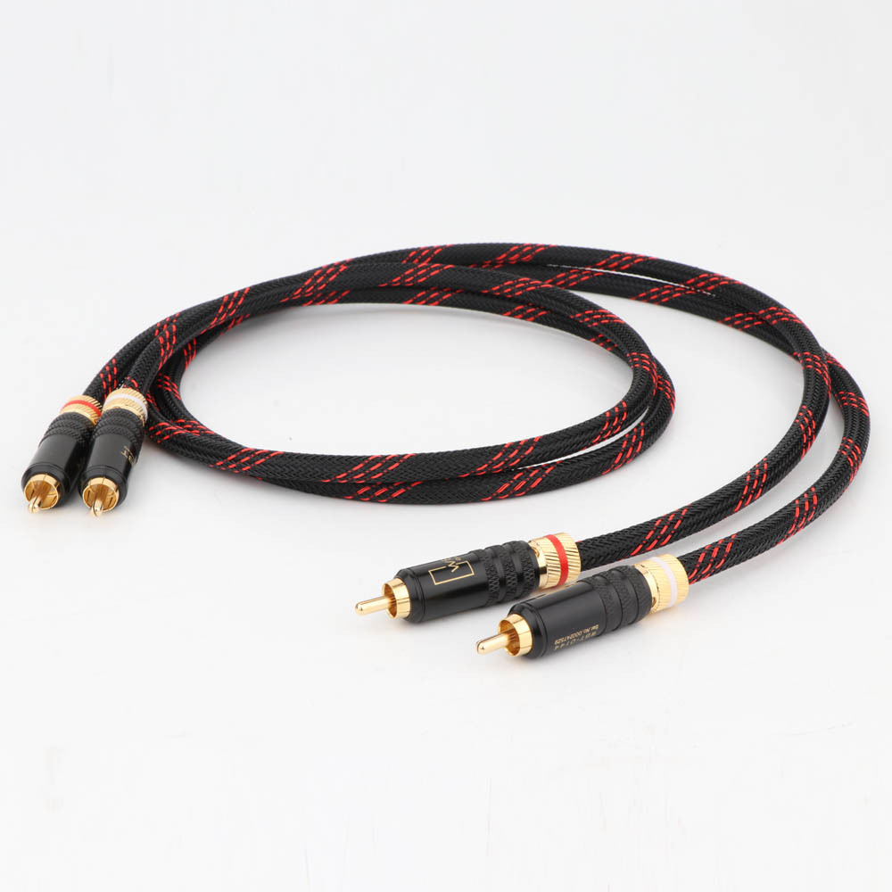 Preffair X401 99.998% audio RCA interconnection line lotus head signal line hifi coaxial line
