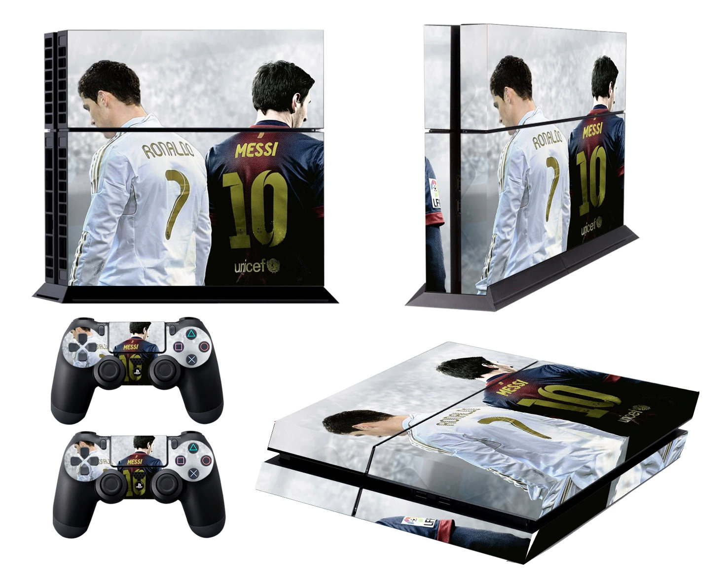 Game console, digital protective sticker with accessories, leaves no glue