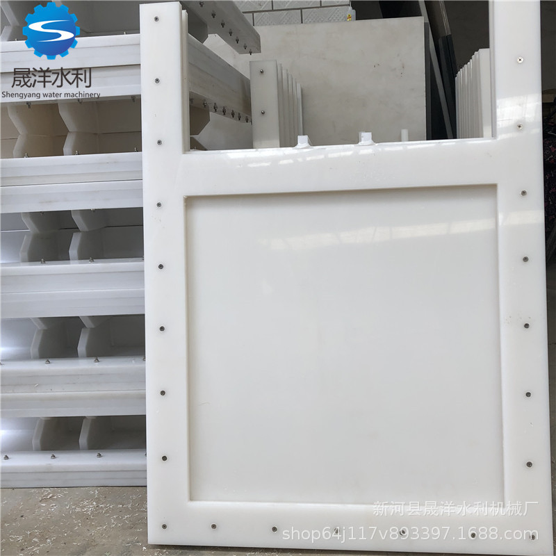 厂家供应农田水渠塑料尼龙pvc 闸门拍门 HDPE手提闸门 HDPE插板阀