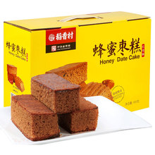 稻香村蜂蜜枣糕850g红枣面包老早餐蛋糕散装糕点北京整箱批发点心