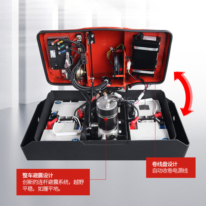 Zhongli 2 toneladas Da King Kong completamente eléctrica hidráulica carretilla elevadora eléctrica remolque carro carretilla elevadora automática