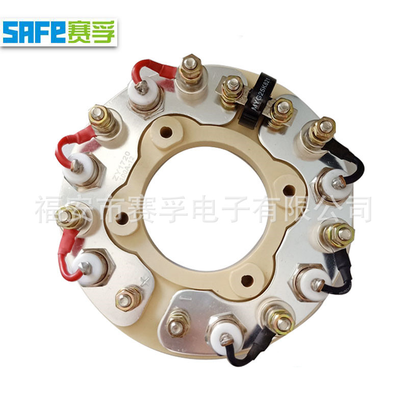 供应柴油发电机配件二极旋转模块 圆弧 形整流轮70A 整流桥WT-5