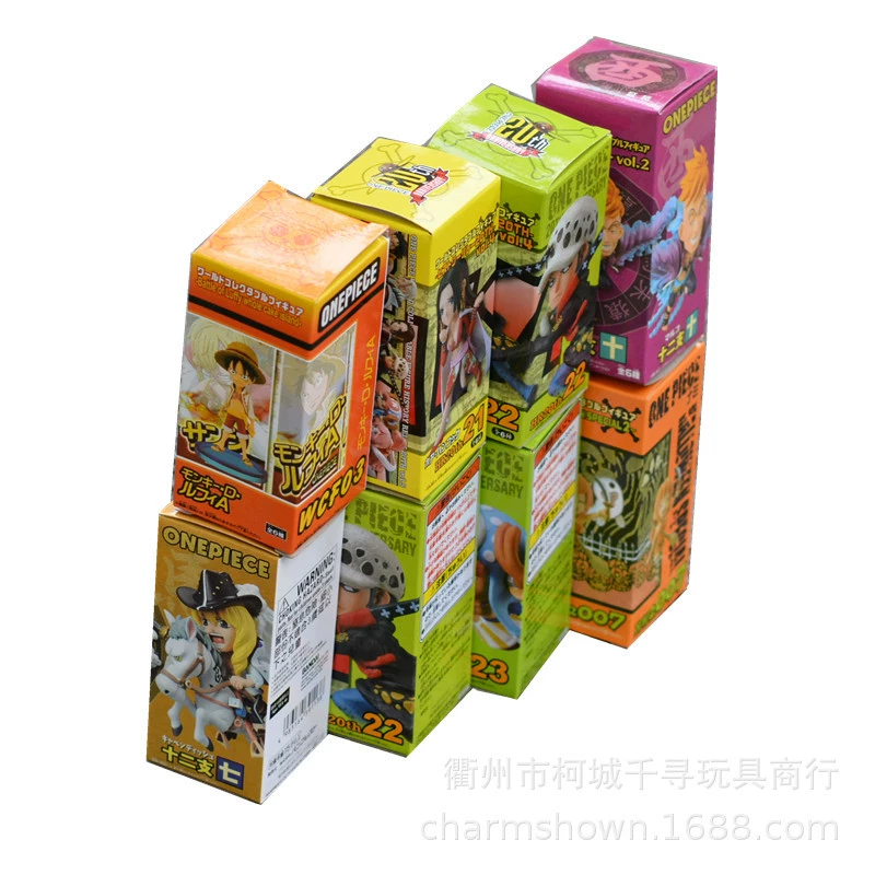 Слот-игрушка One Piece Seven Dragon Ball Naruto и другие аниме 6–10 см кукла качель случайная доставка